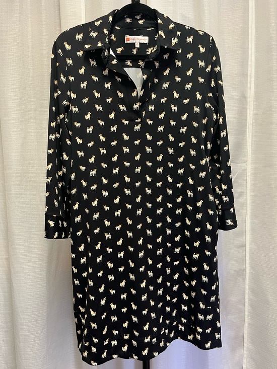 Jude Connally Dresses & Skirts - Jude Connally Finley Shirt Dress a "Jack Russell Terrier Party" print | medium